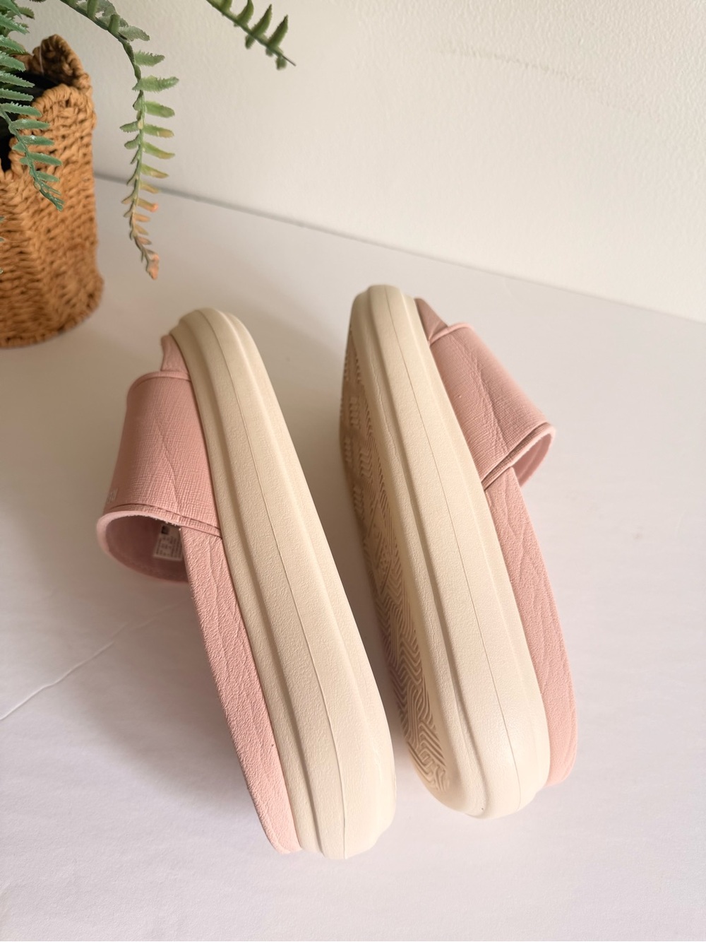 Reef Pink Platform Slide Sandals - Picture 7 of 9